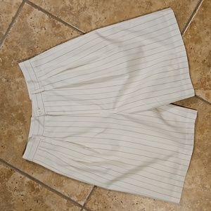 Babe Didrikson Pinstriped Shorts